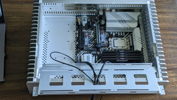 CPU and RAM installed on mobo, mounted in the case