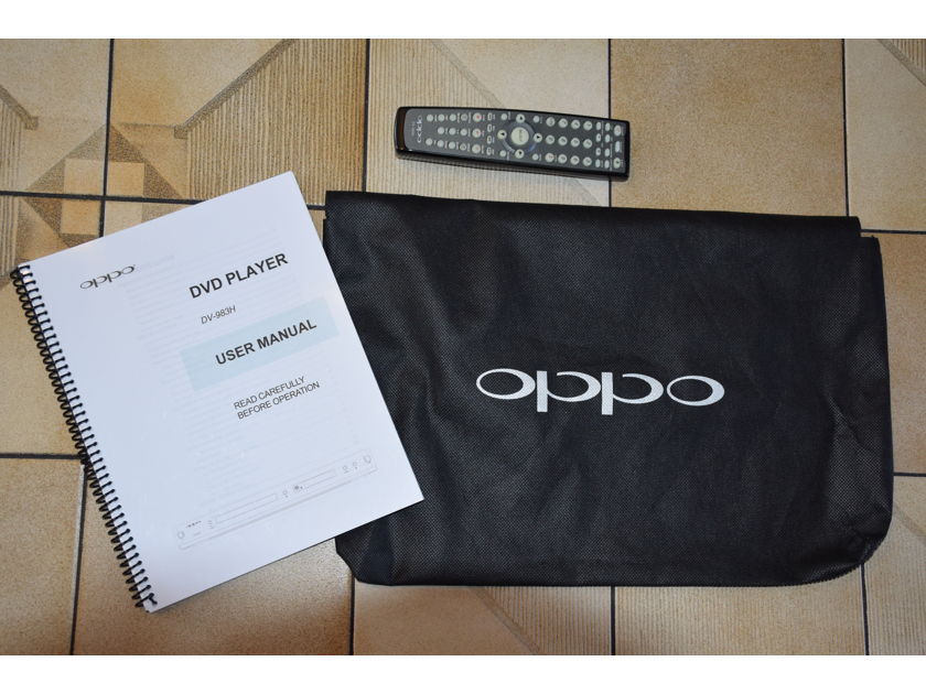 OPPO DV-983H   HDCD/SACD   CD/DVD Player, the “Top of the Line”, just reconditioned by OPPO.