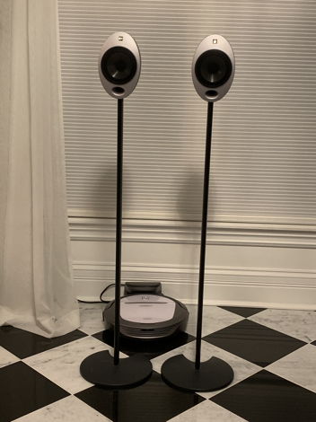 KEF HTS2001 Speakers - Each mounted on stands - PAIR