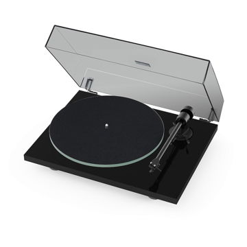 NEW Pro-Ject Audio T1 Turntable in Gloss Black w/ Ortof...