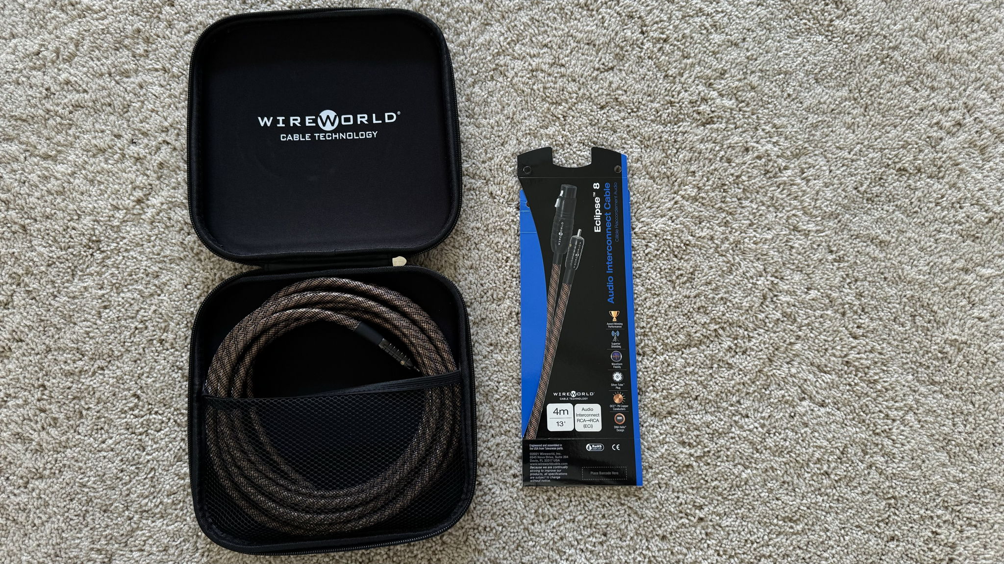 Wireworld Eclipse 8 RCA 4.0m Single Cable 2