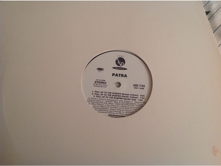 Patra Pull Up To The Bumper Sony 550 Music Promo 12 Inch Grace Jones