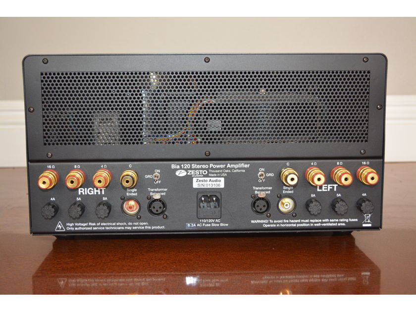 Zesto Audio Bia 120 Stereo Amplifier -- Very Nice Condition (see pics!)