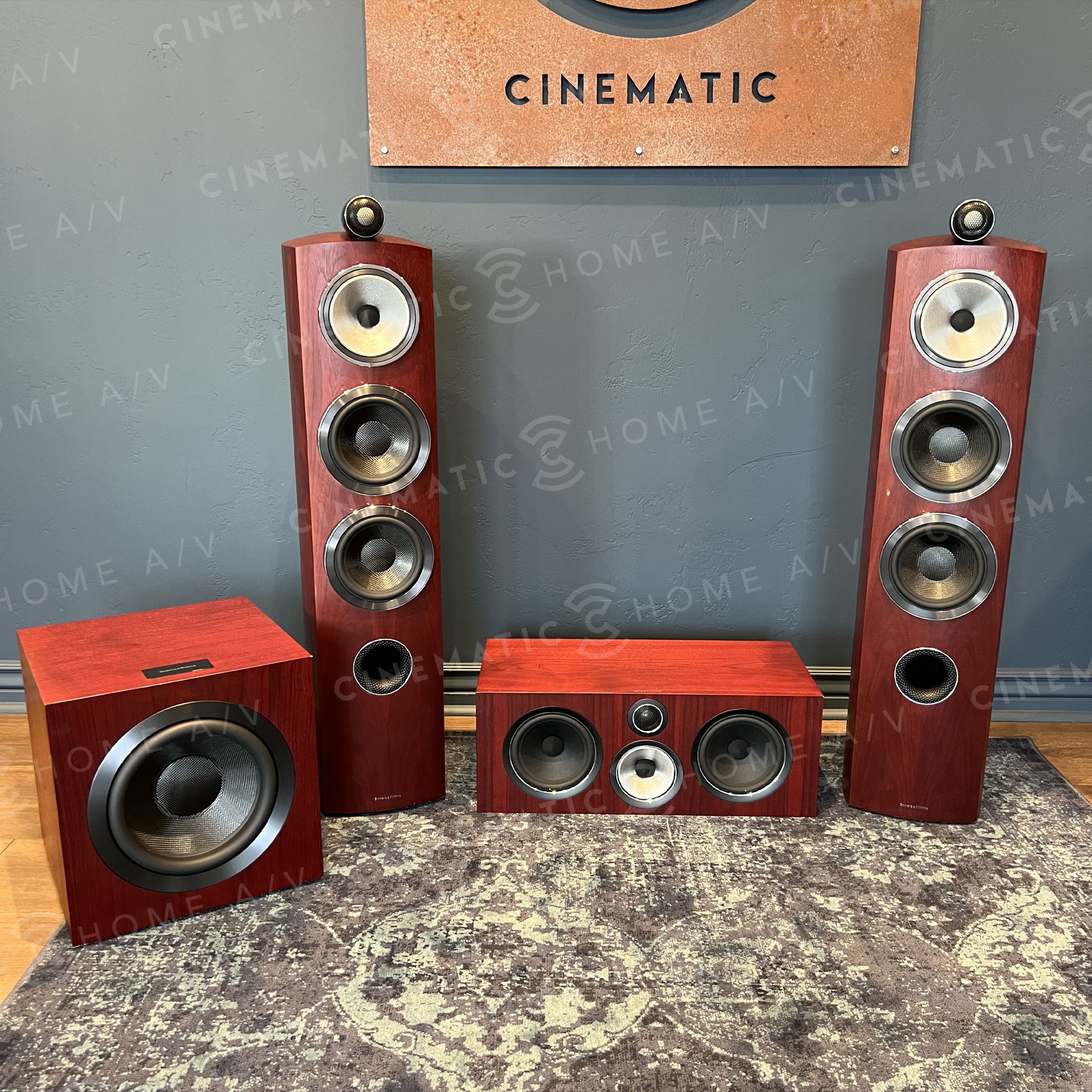 B&W (Bowers & Wilkins) 804 D3 Loudspeakers, HTM71 S2 Ce...