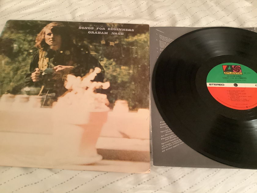 Graham Nash Atlantic Records Artisan Stampers Both Sides AT/GP Deadwax  Songs For Beginners