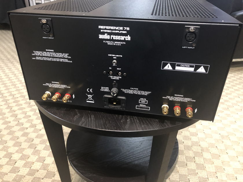 Audio Research Reference 75 Amplifier Black.