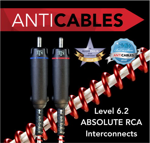 ANTICABLES Level 6.2 "ABSOLUTE Signature" RCA Analog In...