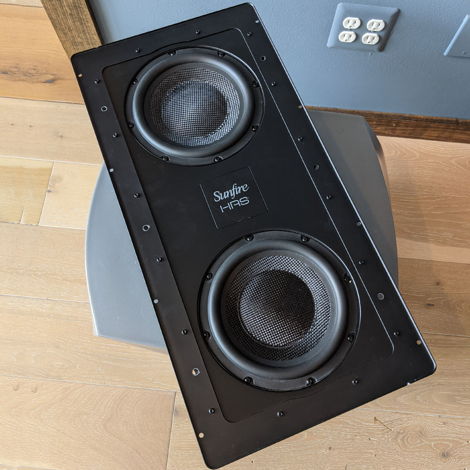 Sunfire HRS In-Wall 8" Dual Active Subwoofer, Single