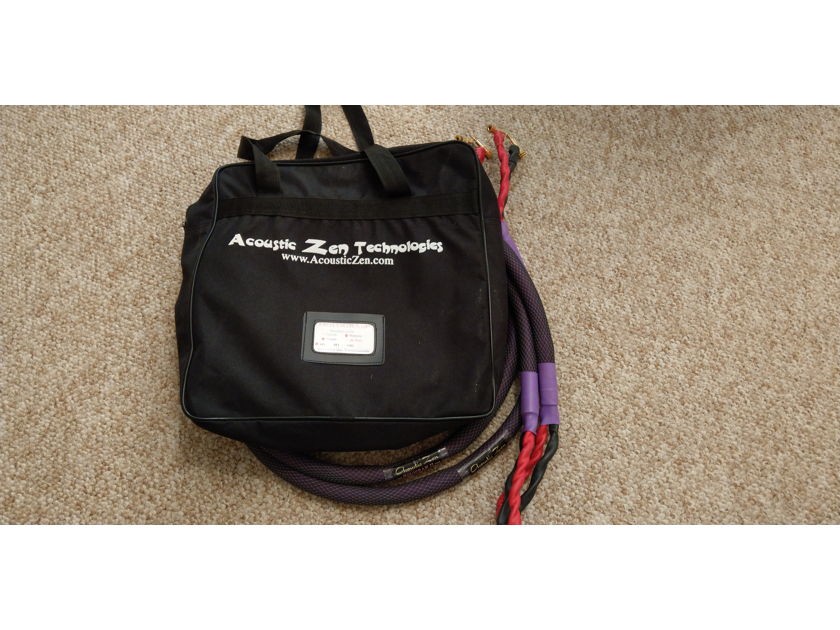 Acoustic Zen Hologram II Speakers cables 6 F.