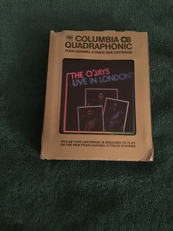 The O’ Jays Live In London Quadraphonic 8 Track
