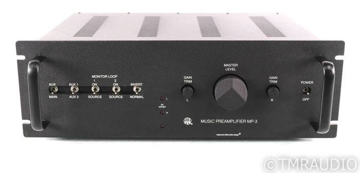 Atmasphere MP-3 MK 3.0 Stereo Tube Preamplifier; Black;...