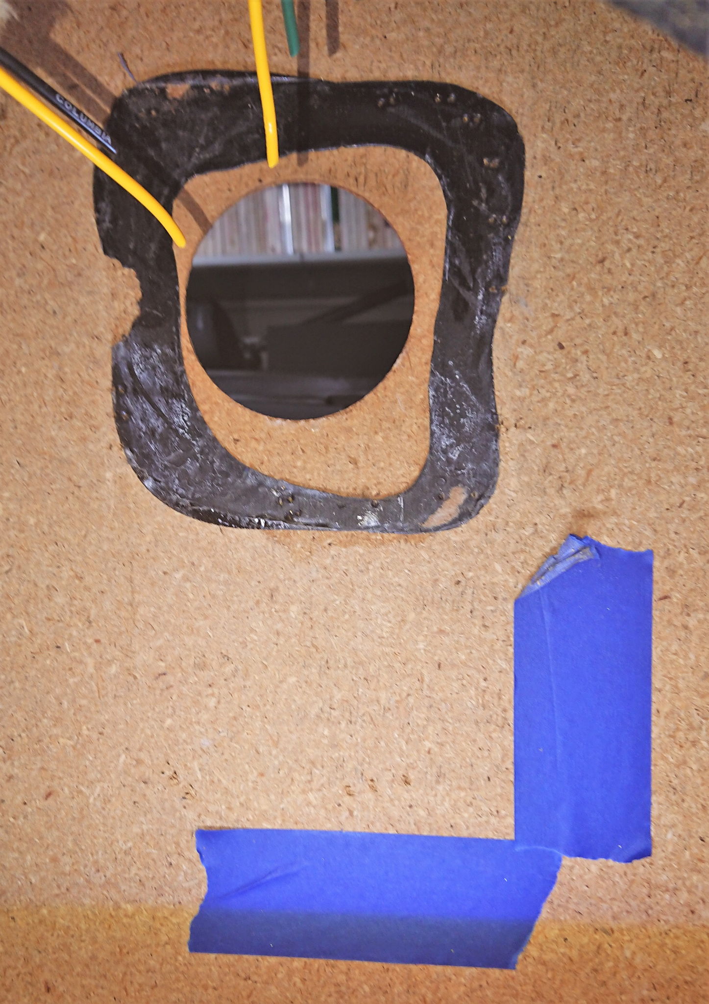 Mark the Edges of the Crossover Board prior to removal