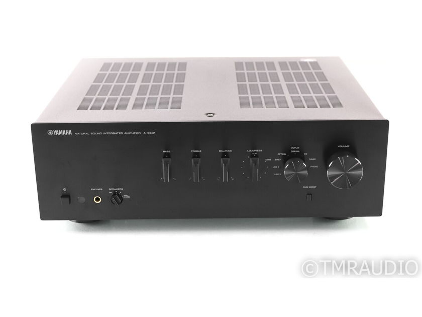 Yamaha A-S501 Stereo Integrated Amplifier; AS501; Remote; MM Phono; Black (27779)