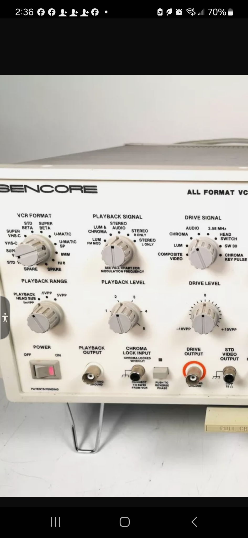 SECORE VC93 All Format VCR Analyzer TEST EQUIPMENT Flaw... 4