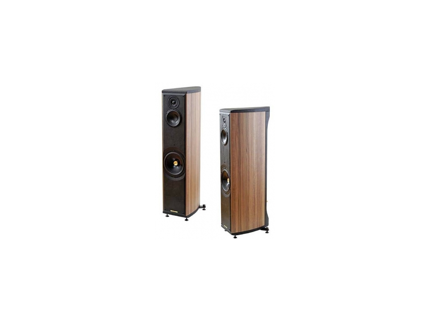 Sonus Faber Liuto Wood Floorstanding Speaker (Walnut): EXCELLENT Trade-In; 60% Off; 1-yr pcX Wrnty
