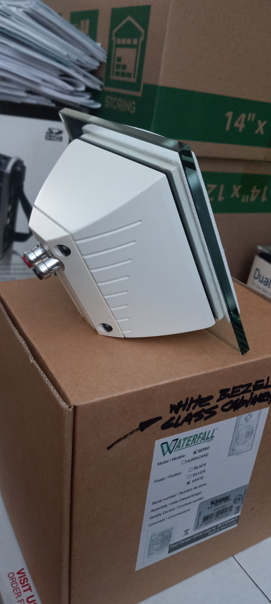 Waterfall Audio GLASS WHITE Home Theater 5 Speaker Matc... 6