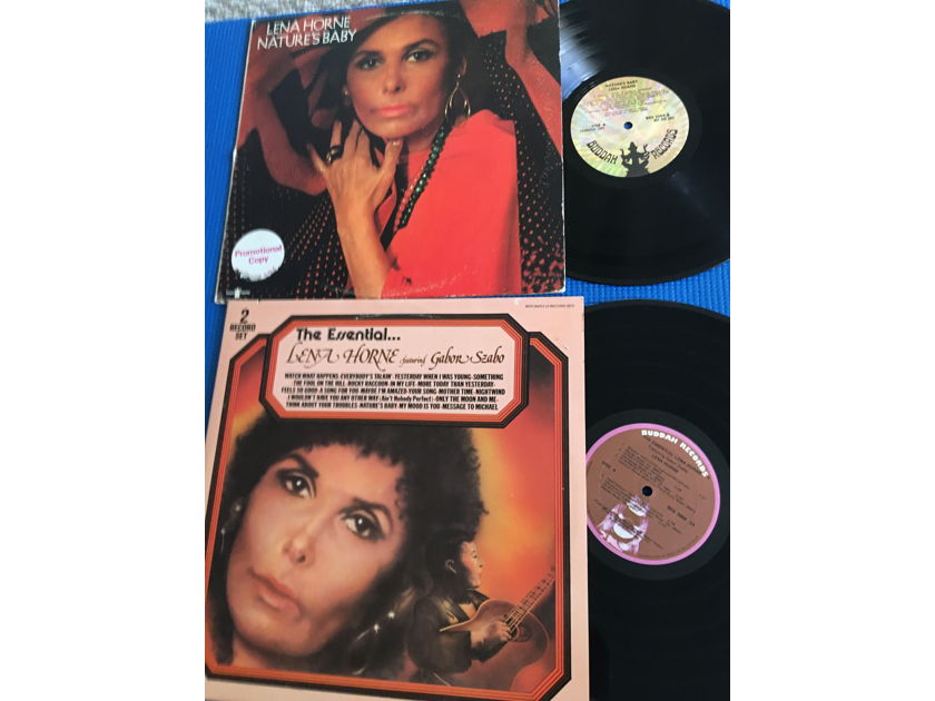The Essential Lena Horne double lp record And natures baby promo lp record