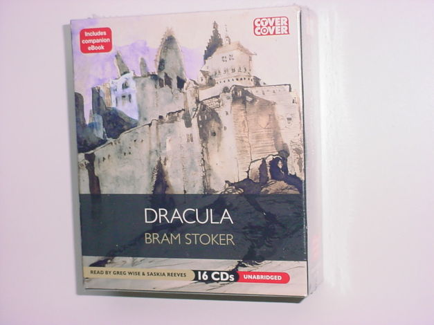 SEALED Bram Stoker Dracula 16 CD EBOOK  Read by Greg Wi...