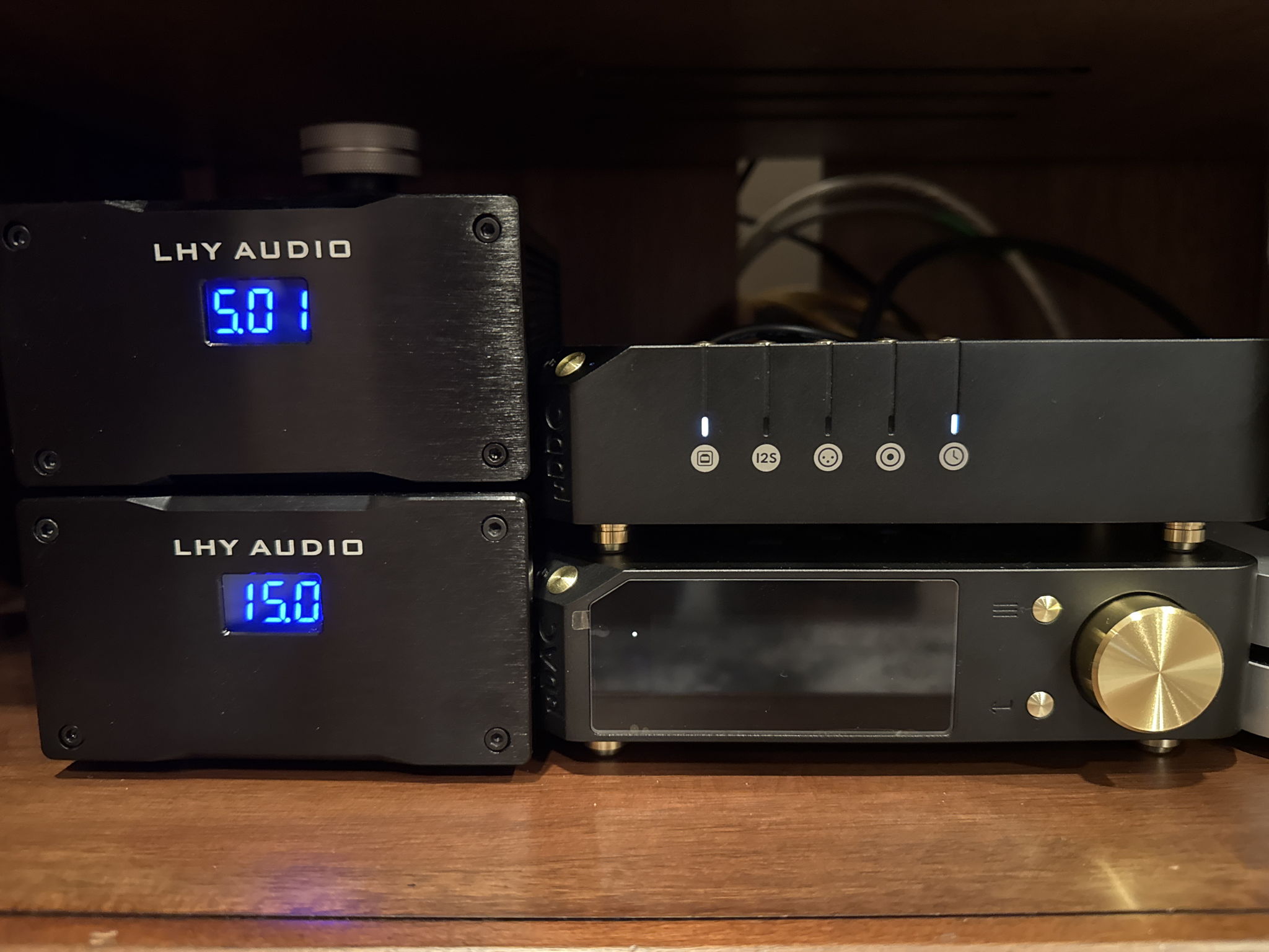 Laiv Harmony µDAC And µDDC. Both with LHY Audio Power Supply’s
