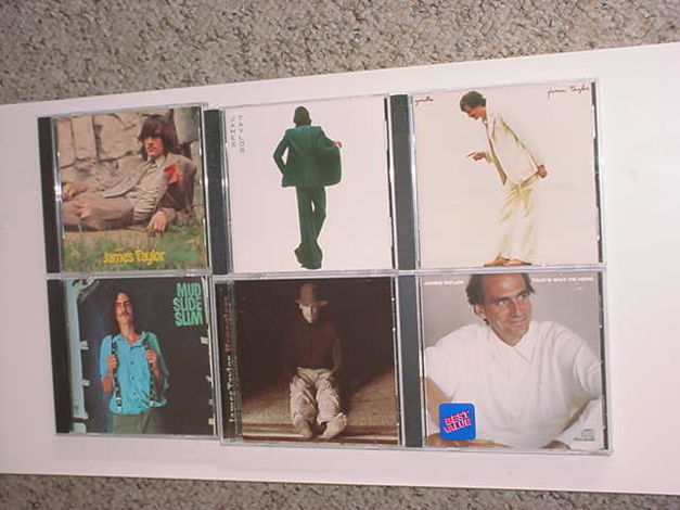 James Taylor cd lot of 6 - in the pocket mud slide slim...