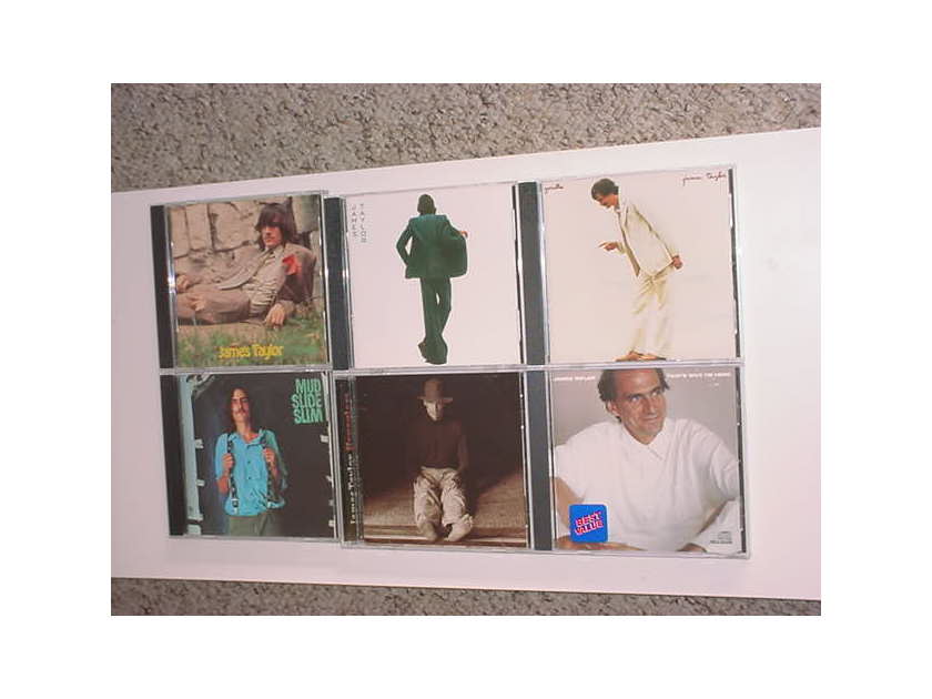 James Taylor cd lot of 6 - in the pocket mud slide slim hourglass gorilla thats why I'm here