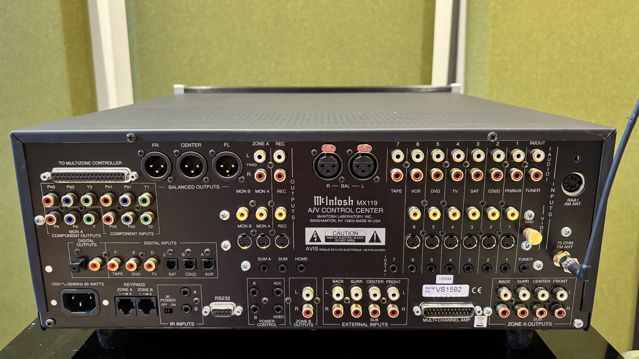 McIntosh MX119 Home Theater Preamplifier and Processor ... 7