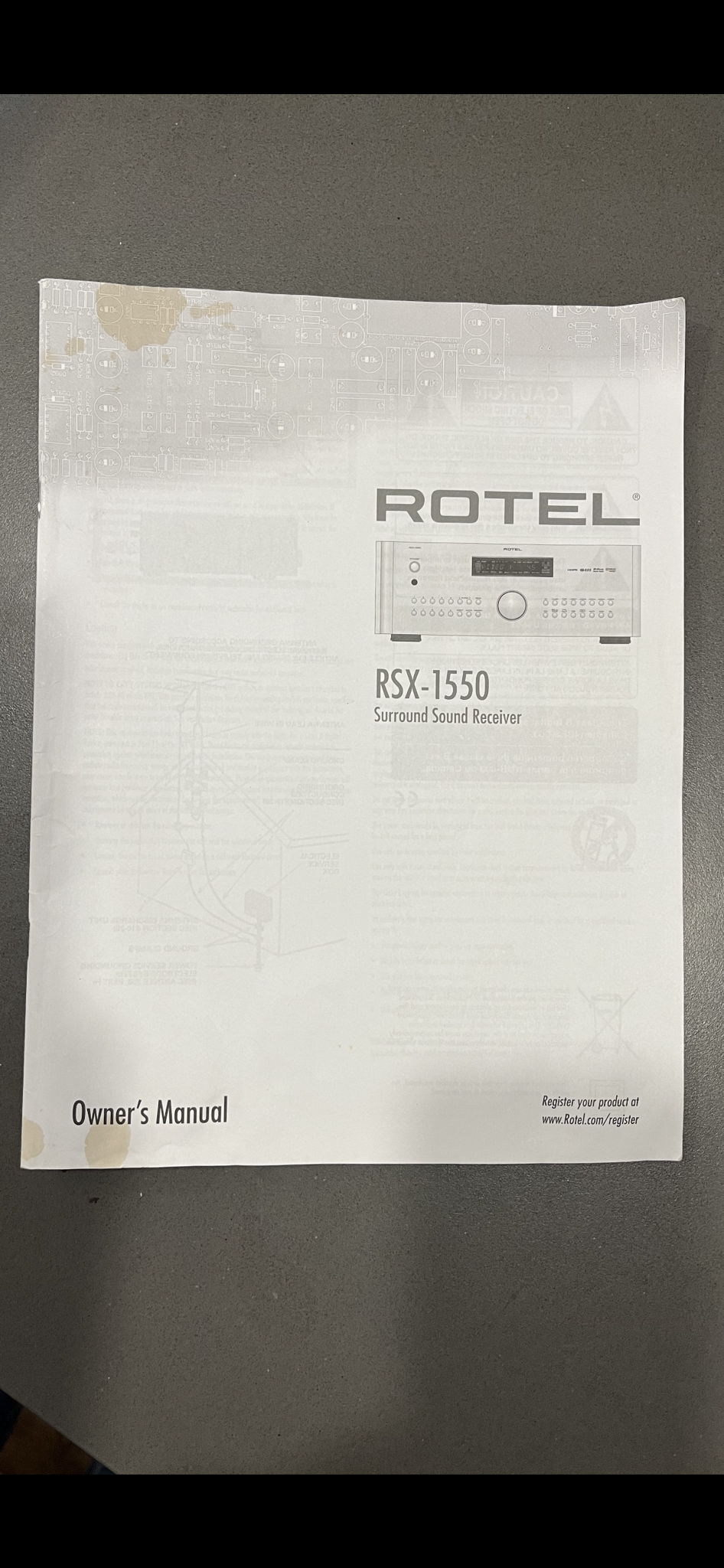 Rotel RSX-1550 4