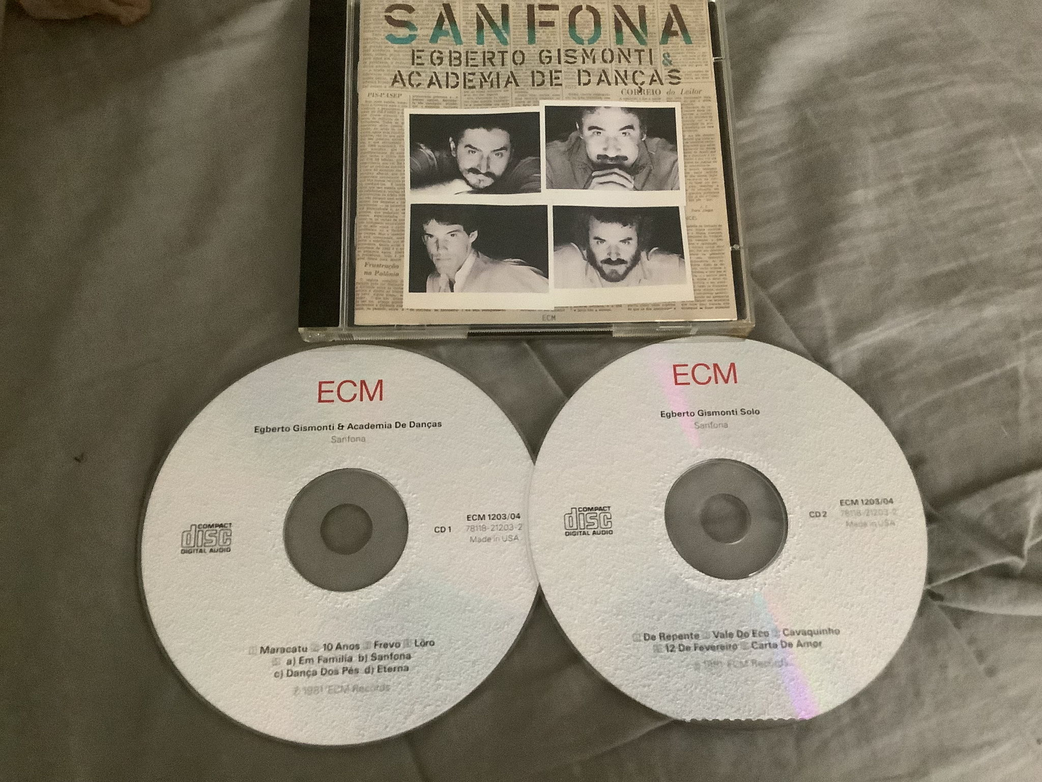 Egberto Gismonti Two CD Set Solo