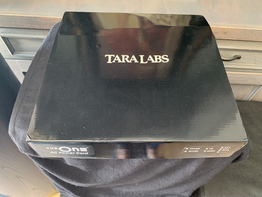Two Tara Labs "THE ONE" cables in  Mint Condition  6’ length.  10 day Refund Offered