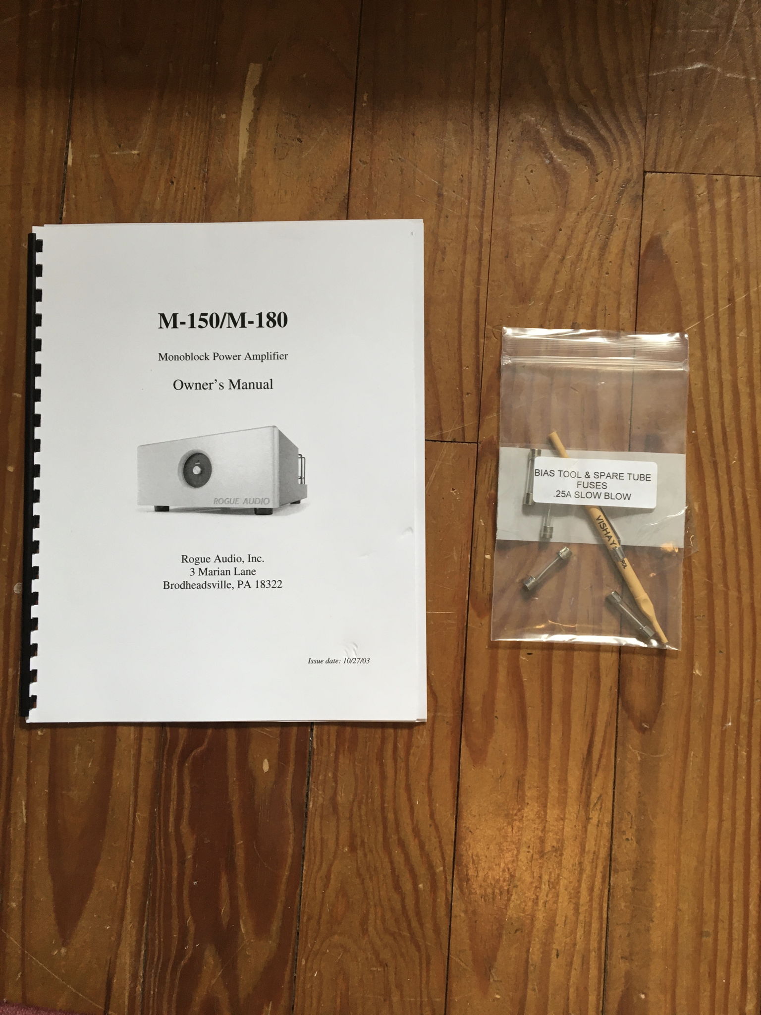 Rogue Audio Model M-150/M-180 11