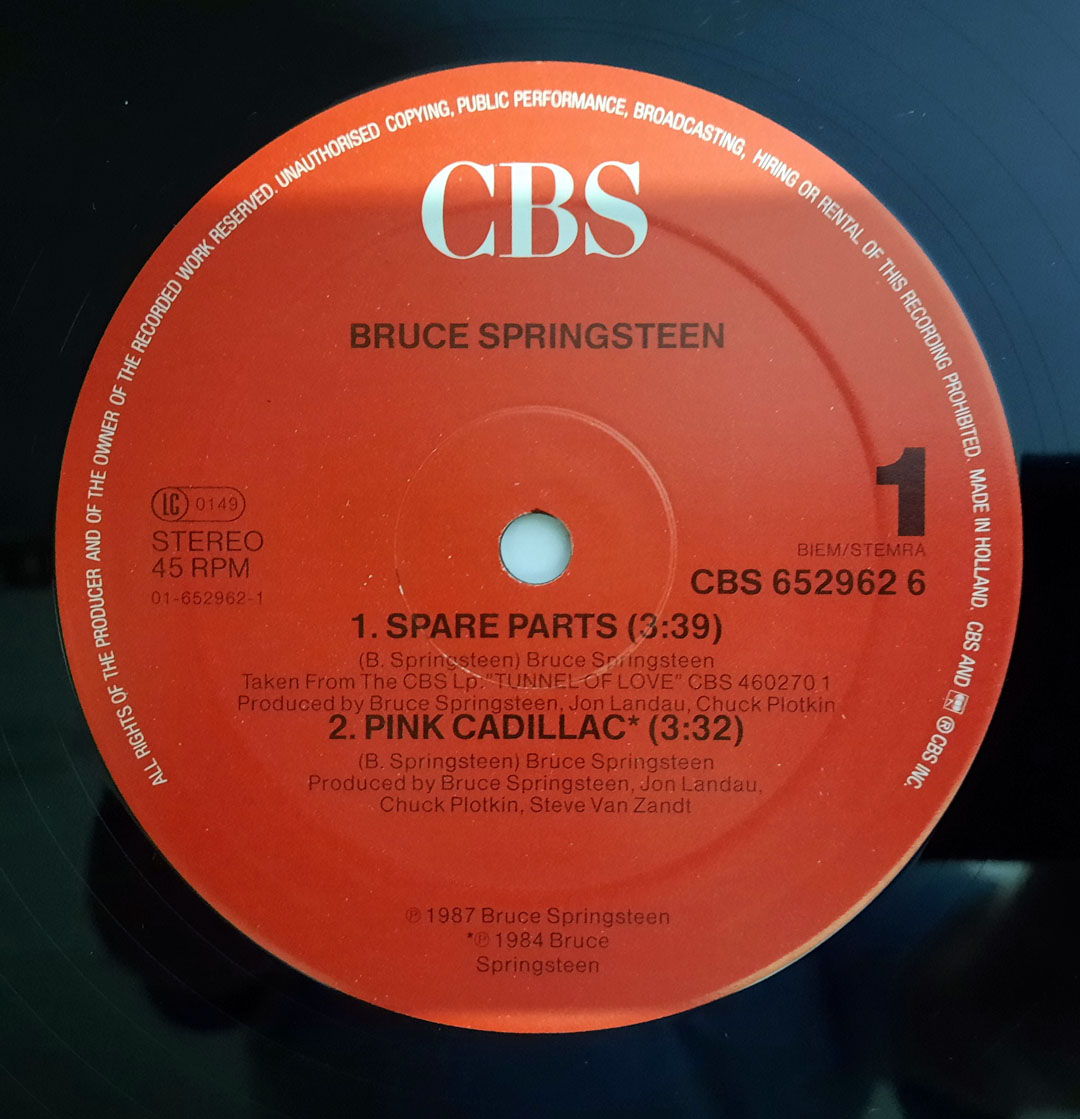 Bruce Springsteen – Spare Parts 1988 NM IMPORT 45 RPM V... 6