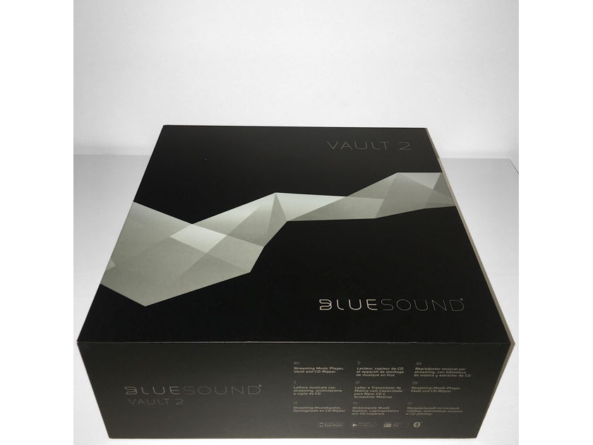 Bluesound Vault 2 Streaming music player with 2TB storage drive & CD ripper