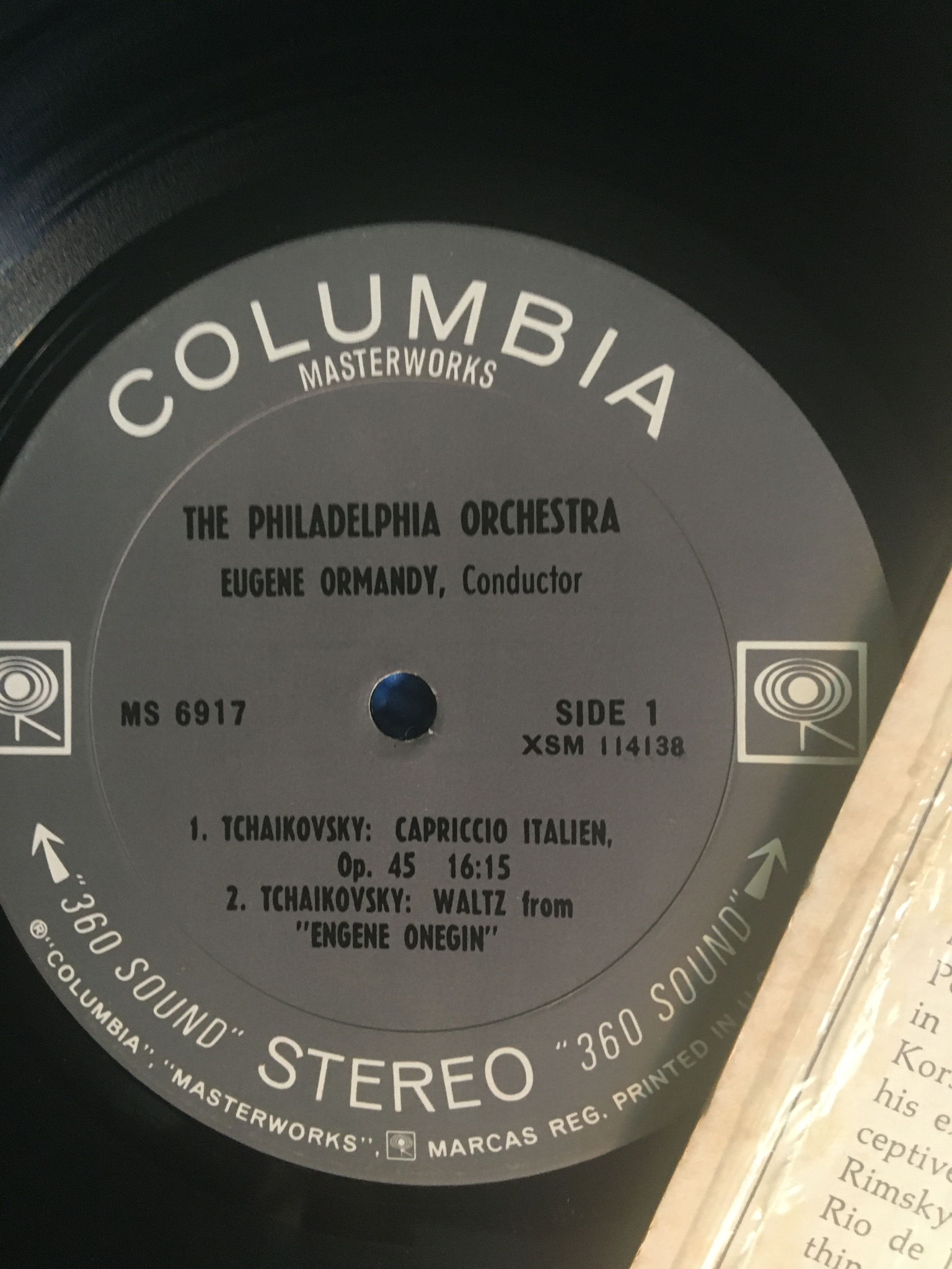 Philadelphia orchestra Eugene Ormandy Tchaikovsky  Rims... 3