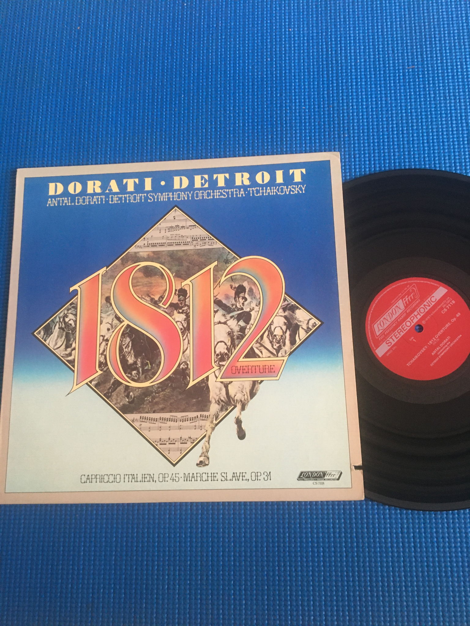 Dorati Detroit symphony orchestra Tchaikovsky  1812 ove...