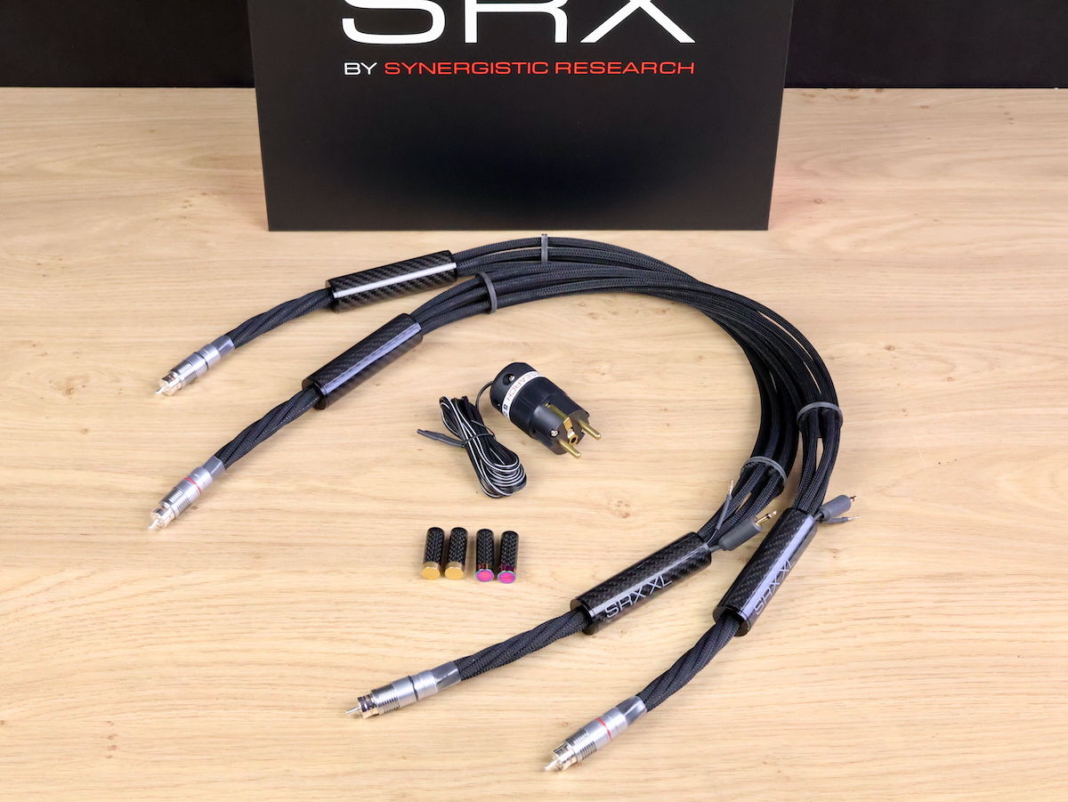 Synergistic Research SRX XL highend audio interconnects...