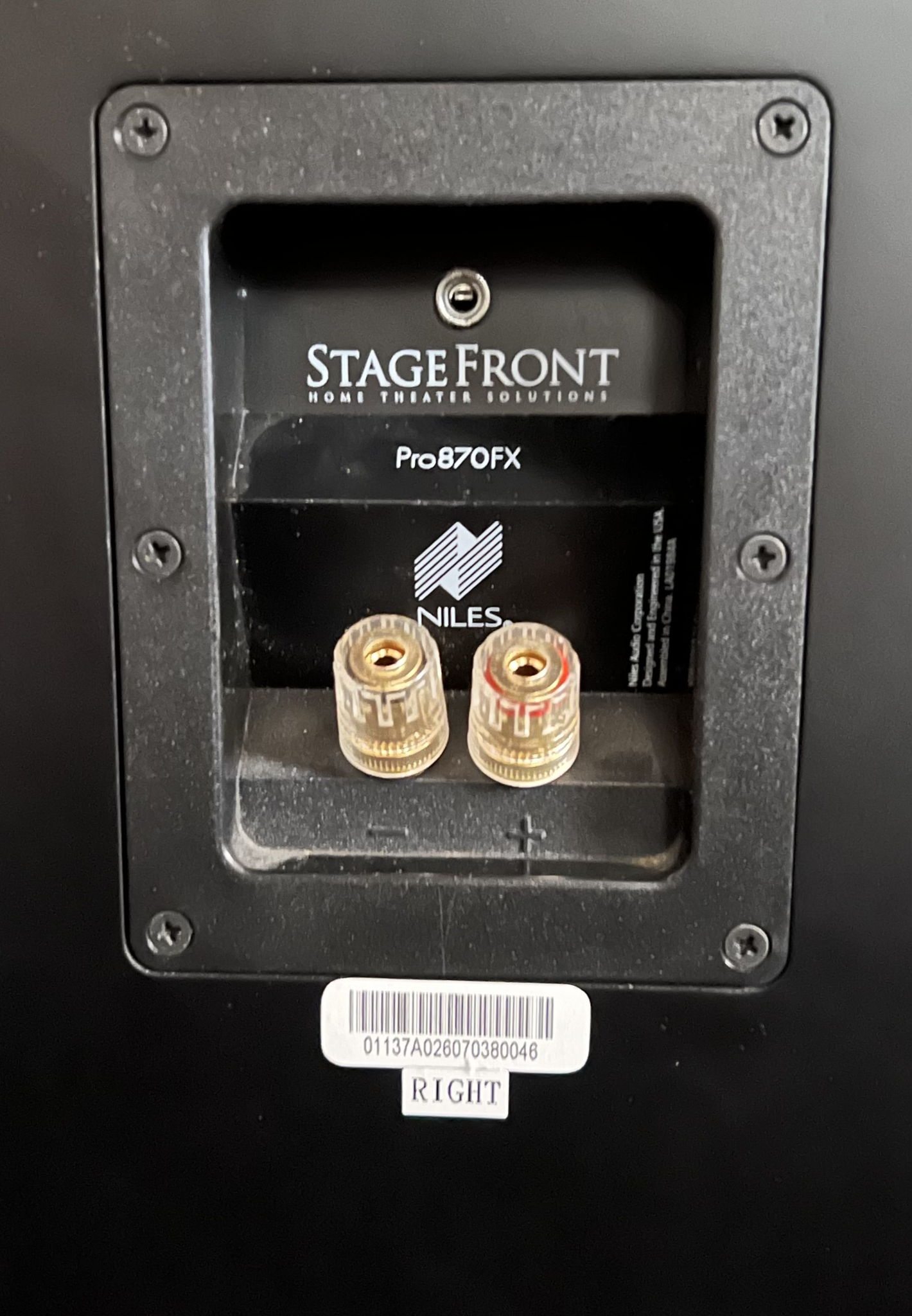 Niles Audio Pro870FX Reference on wall Surround Speakers: 8