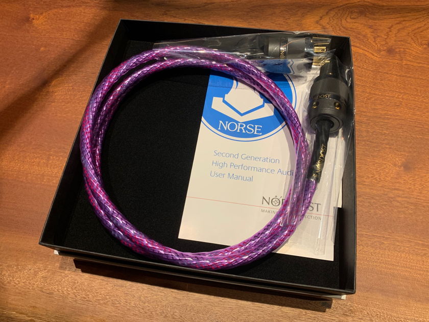 Nordost Frey 2 Power Cable Mint Condition 15A - 2 Meter