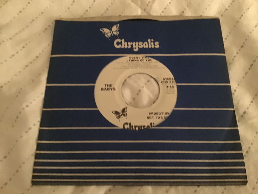 The Babys Every Time I Think Of You Promo Mono/Stereo 45 NM
