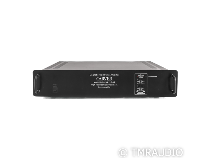 Carver M-1.0t MK2 Opt2 Stereo Power Amplifier (63411)