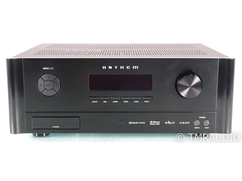 Anthem MRX 720 Seven Channel Home Theater Receiver; MRX720; ARC1M;  Remote (46983)