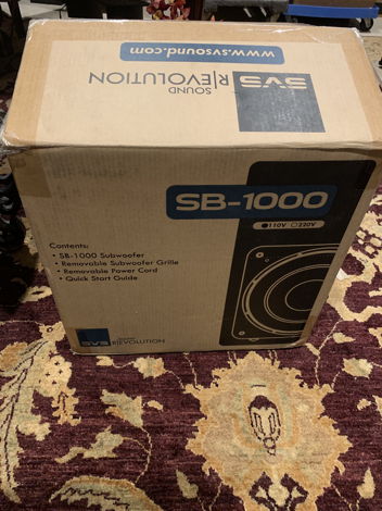 SVS SB-1000 New Open Box Piano Black Gloss