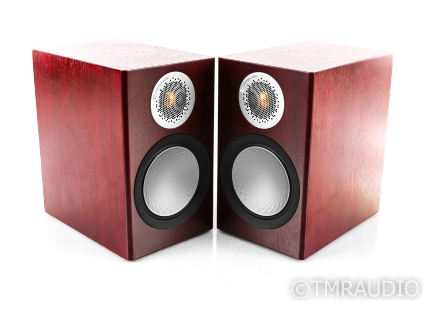 Monitor Audio Silver 50 Bookshelf Speakers; Rosenut Pair (28533)