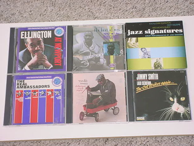 Jazz CD LOT of 6 cd's - Jimmy Smith Monk Ellington Wes ...