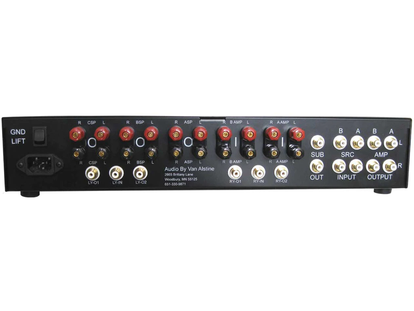 VAN ALSTINE ABX SWITCH COMPARATOR MOST USEFUL TOOL IN AUDIO, COMPARE PREAMPS AMPS SPEAKERS SOURCES