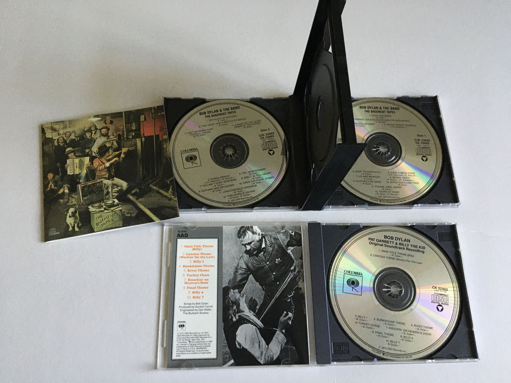 Bob Dylan Pat Garrett & Billy the Kid cd and  Basement ... 2