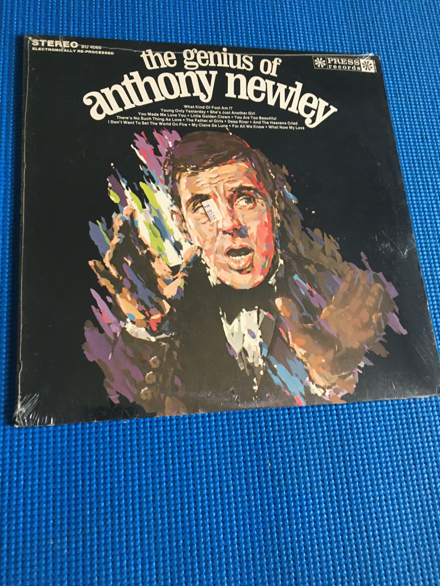 The Genius of Anthony Newley  Sealed Lp record Press re...