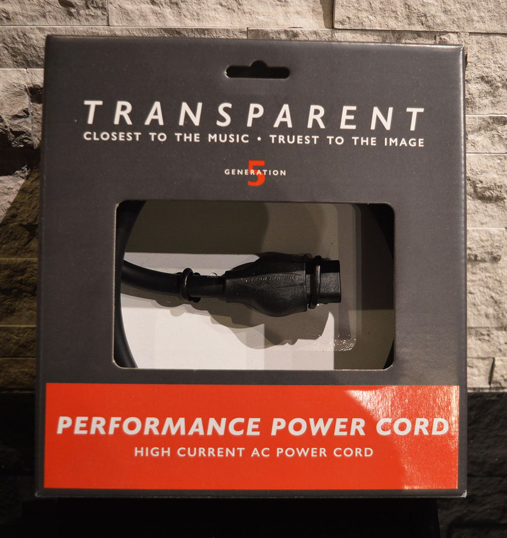 Transparent Audio PERFORMANCE Power Cable - 1M Length (... 2