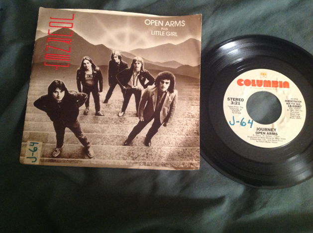 Journey  Open Arms Columbia Records Promo  45 With Pict...