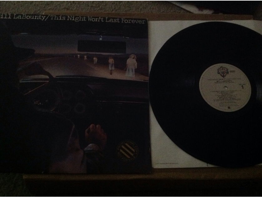 Bill Labounty - This Night Won't Last Forever Warner Curb Records Vinyl  LP NM