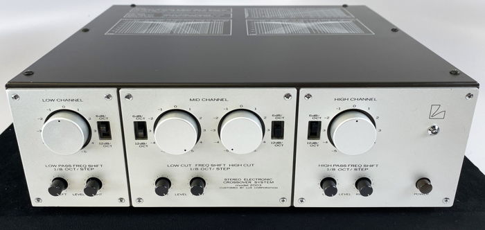 Luxman A-2003 Electronic Tube 3-Way Crossover - Very Rare!